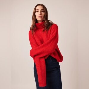 LINE THE LABEL - AMELIE OVERSIZED TURTLENECK SWEATER